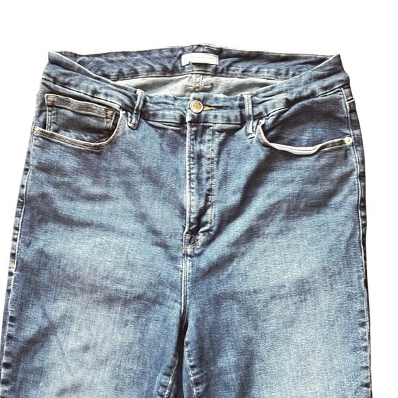 GOOD AMERICAN Good Leg Denim Skinny Ankle High Rise Jeans Women's Plus Size 16 - Picture 4 of 13